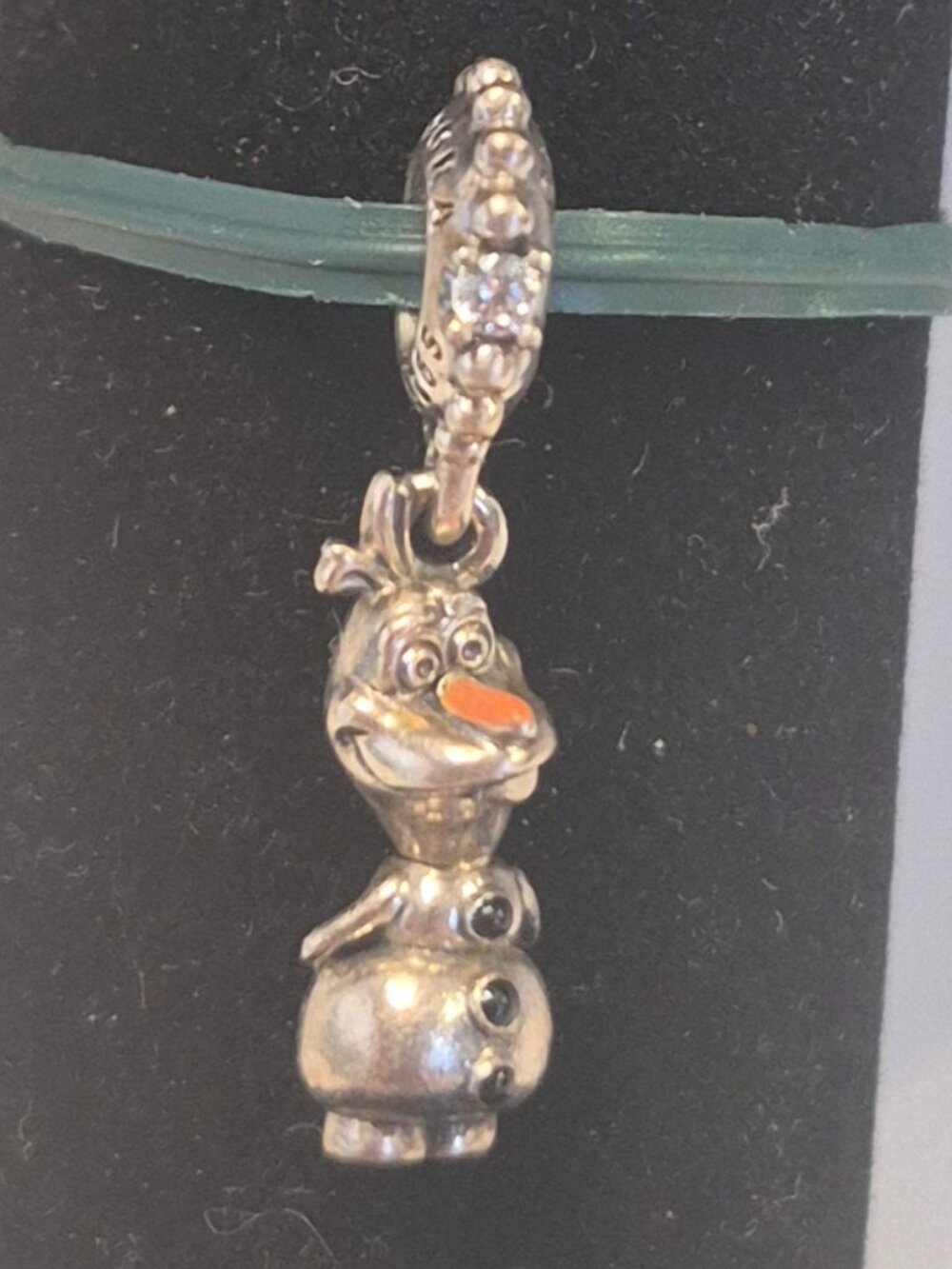 Disney Pandora 925 Sterling Silver Olaf Snowman Charm Frozen